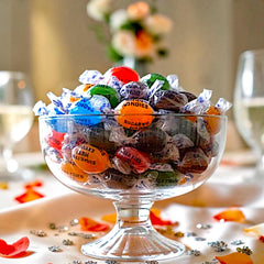 KLUB BULK candy in decorative bowl ready for sharing at events