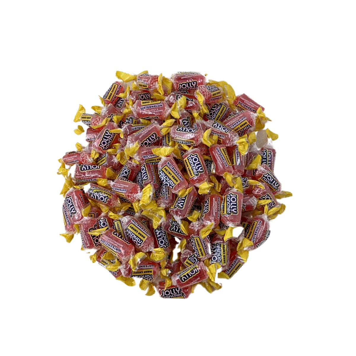 Klub Bulk front packaging of Jolly Ranchers watermelon bag showing weight and branding for easy selection