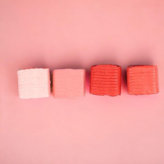KLUB BULK individually wrapped pieces spread on table demonstrating hygiene and sharing ease