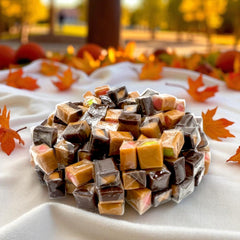 KLUB BULK individually wrapped caramel pieces spread for convenience and hygiene