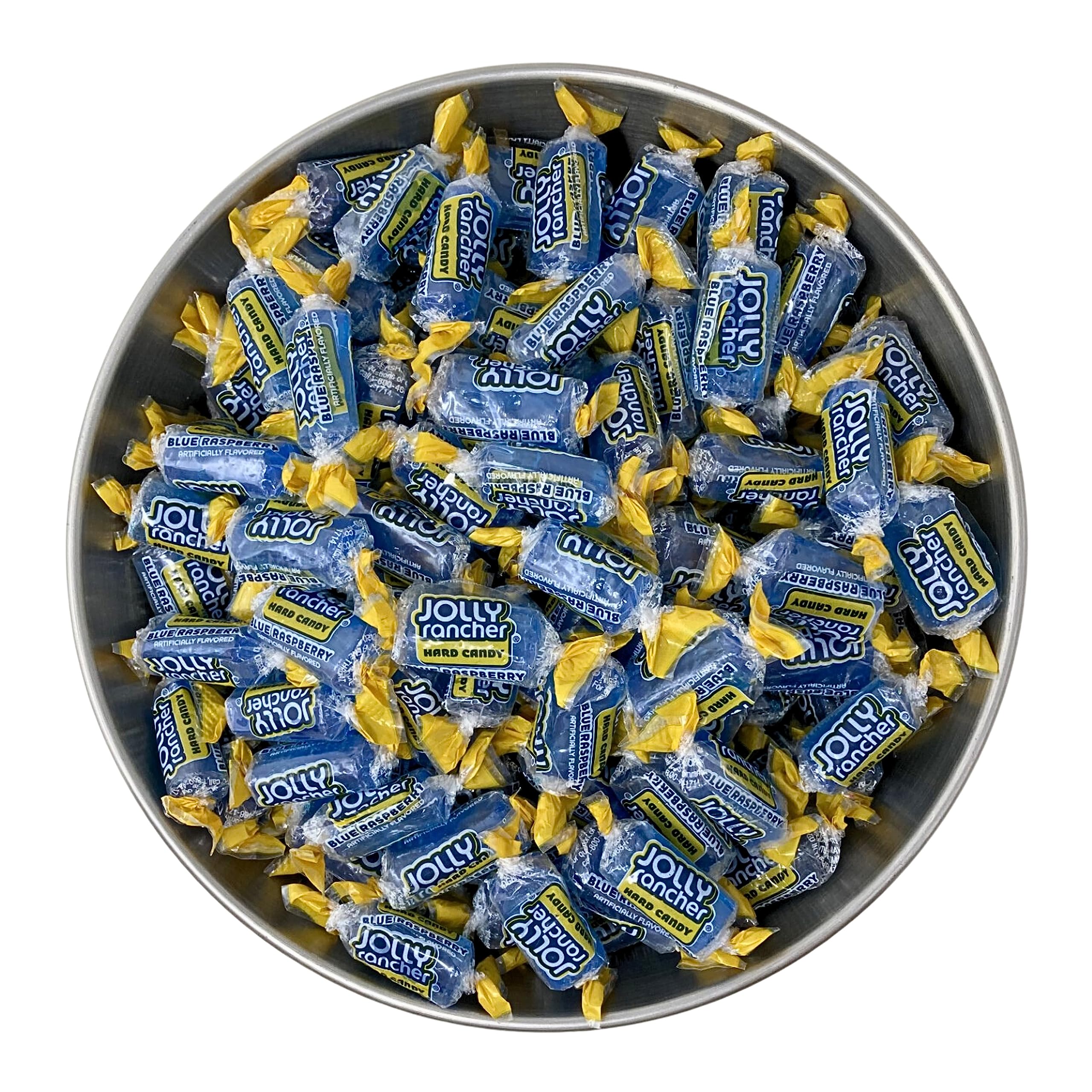 KLUB BULK melted blue raspberry candy drizzled on dessert demonstrating versatile use