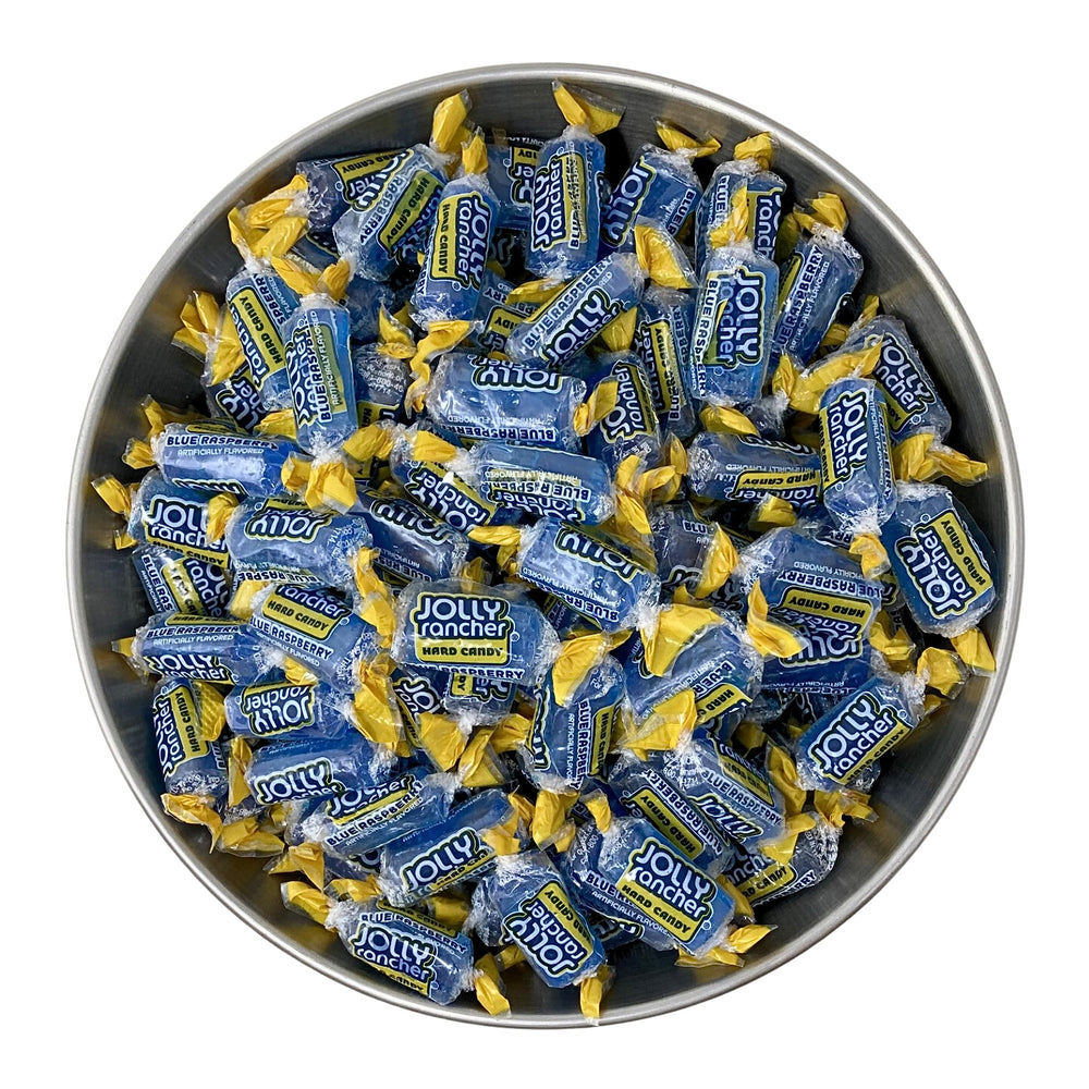 KLUB BULK melted blue raspberry candy drizzled on dessert demonstrating versatile use