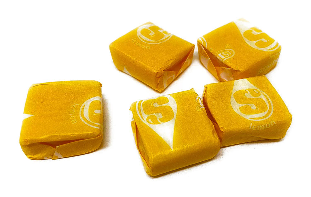 KLUB BULK lemon chews in a party bowl displaying sharing-ready bulk value