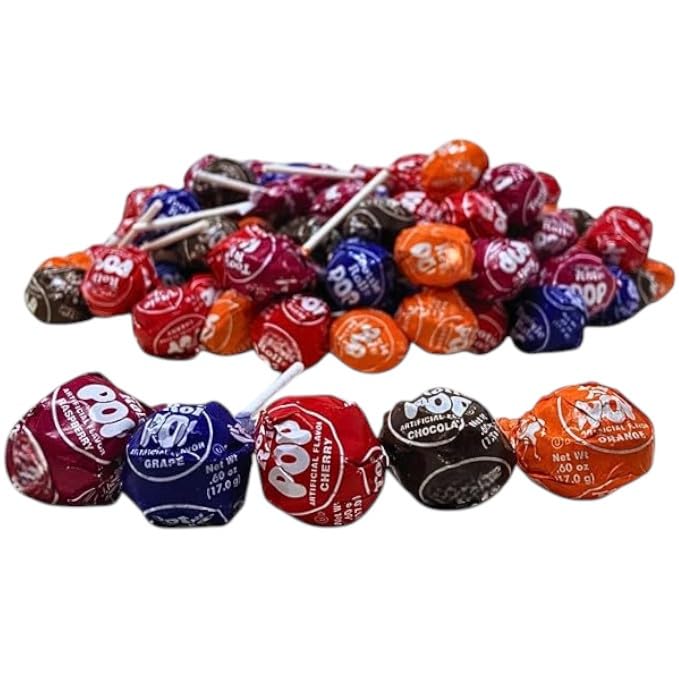 KLUB BULK individually wrapped lollipops scattered for hygienic serving