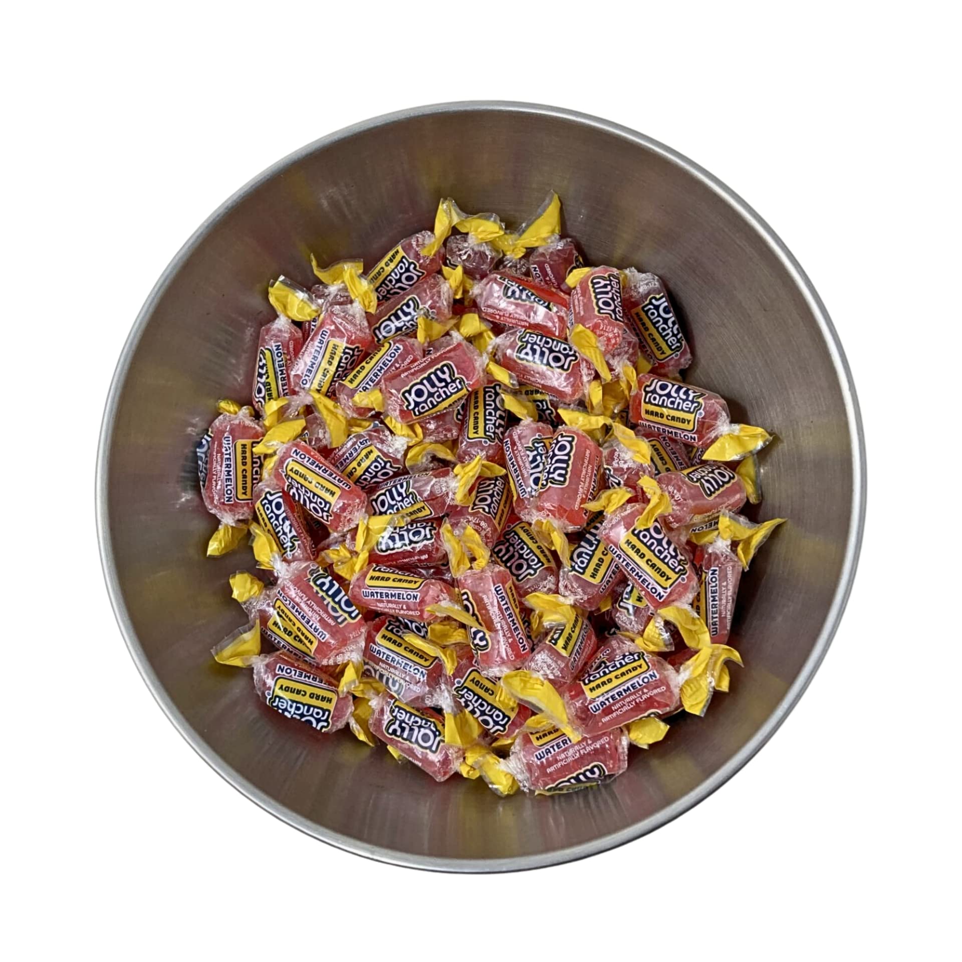 size comparison of Klub Bulk Jolly Ranchers bag next to a common object showing scale and quantity benefit