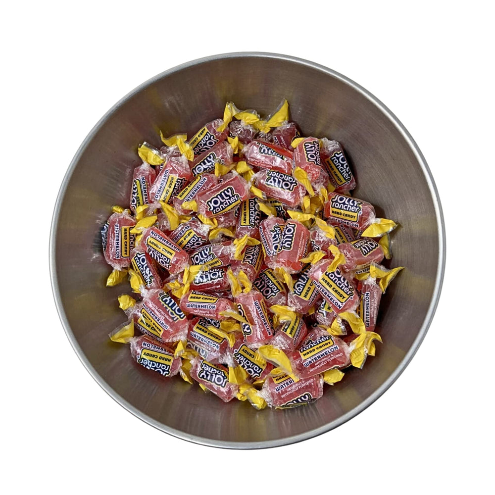 size comparison of Klub Bulk Jolly Ranchers bag next to a common object showing scale and quantity benefit