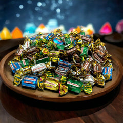 KLUB BULK individually wrapped toffee piece highlighting freshness and hygiene benefit