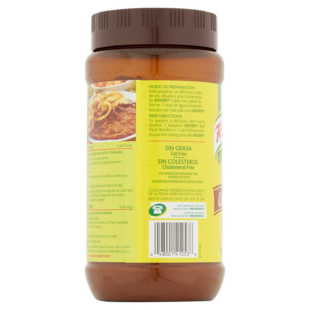 Knorr close-up of granulated bouillon texture emphasizing quick dissolve benefit