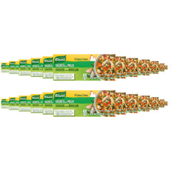 Knorr front packaging showing 24PK and chicken bouillon convenience and pantry storage benefit