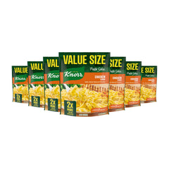 Knorr front packaging showing value 7-pack and quick-cook benefit