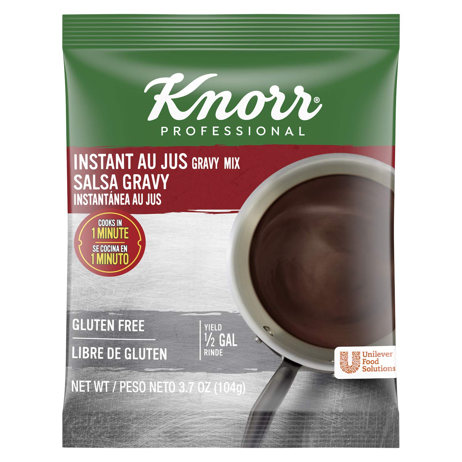 Knorr professional front packaging showing pouch and brand for fast service