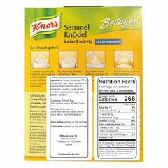 Knorr cooked dumplings plated with gravy for quick serving