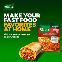 Knorr Spanish Rice served in a bowl highlighting flavorful tomato sauce