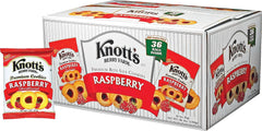 Knott's shortbread close-up showing jam center and buttery texture for appetizing appeal
