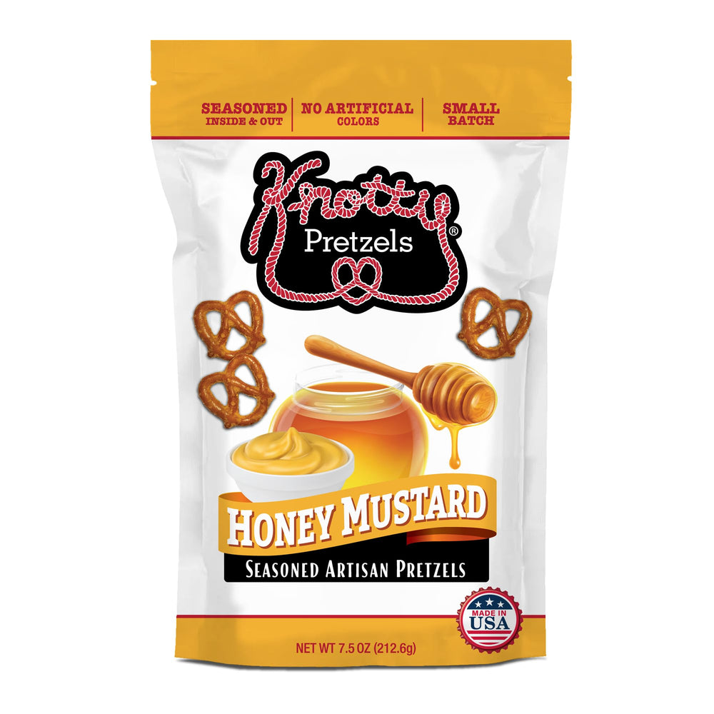 Knotty Pretzels in picnic cooler lifestyle shot for on-the-go snacking