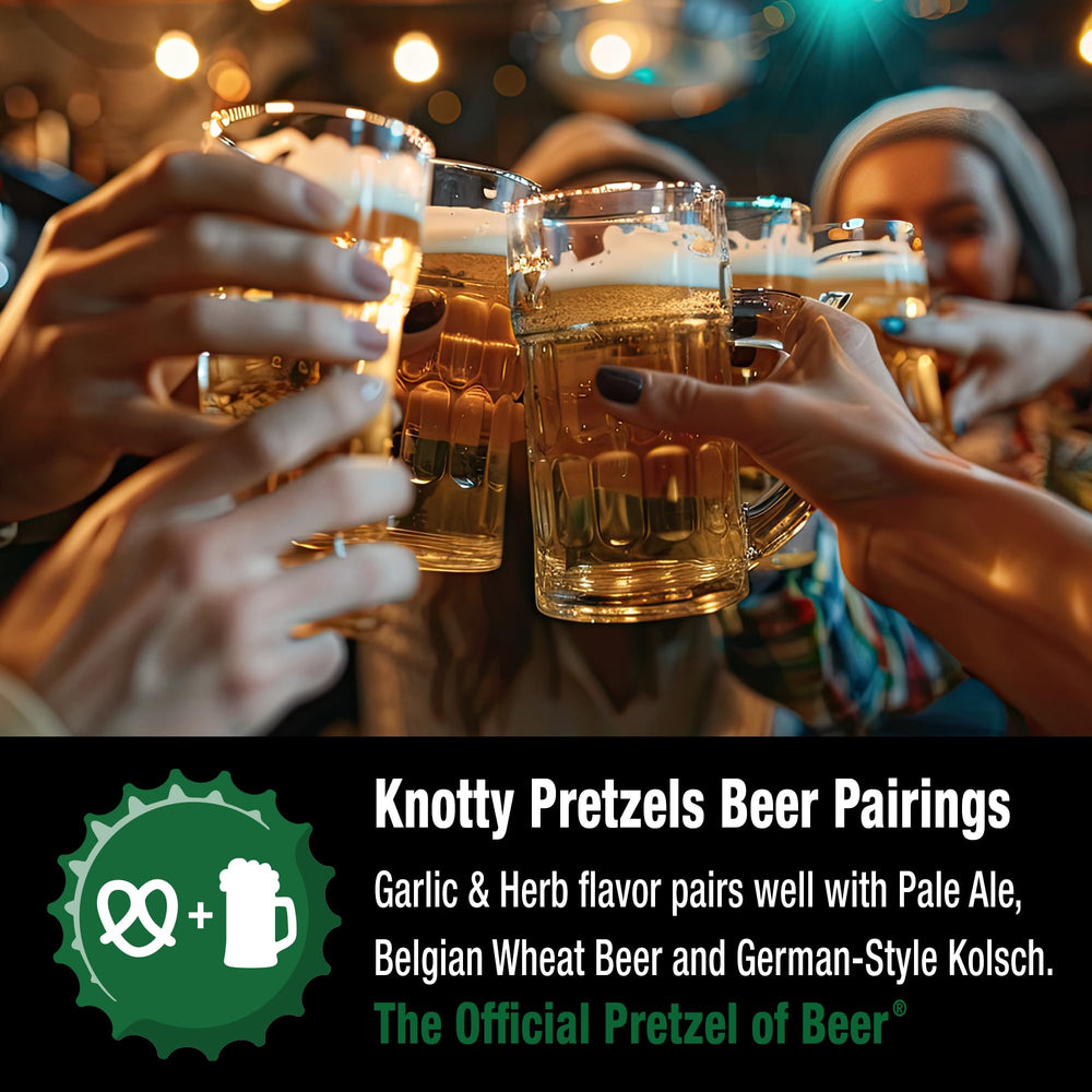 Knotty Pretzels resealable zipper detail demonstrating freshness retention benefit