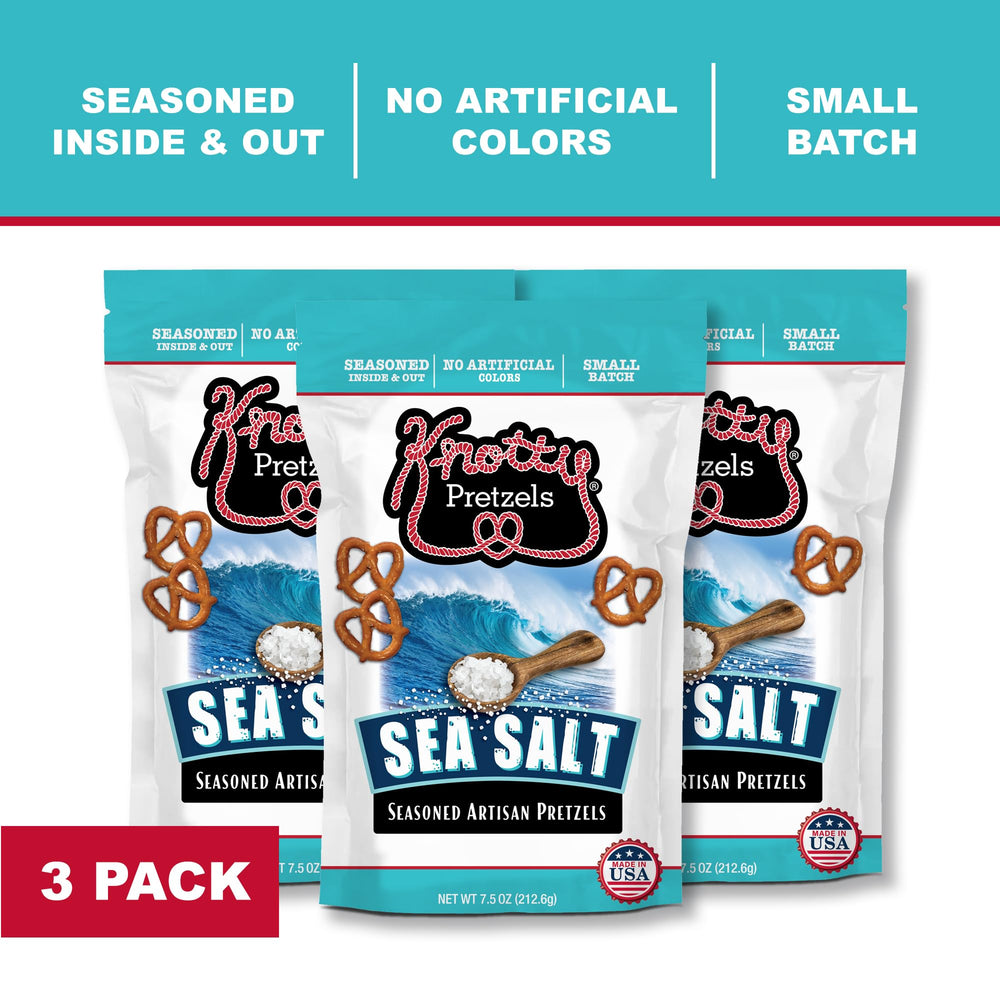 Knotty Pretzels next to beer pint illustrating ideal pairing benefit