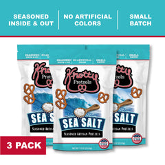 Knotty Pretzels next to beer pint illustrating ideal pairing benefit
