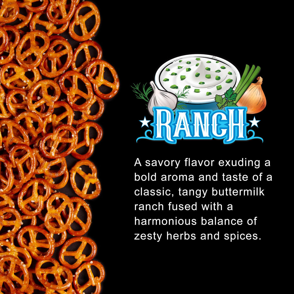 Knotty Pretzels beside beer glass illustrating pairing enhancement