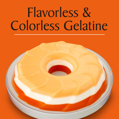 Close-up of Knox Gelatin powder texture highlighting fine consistency for smooth gels