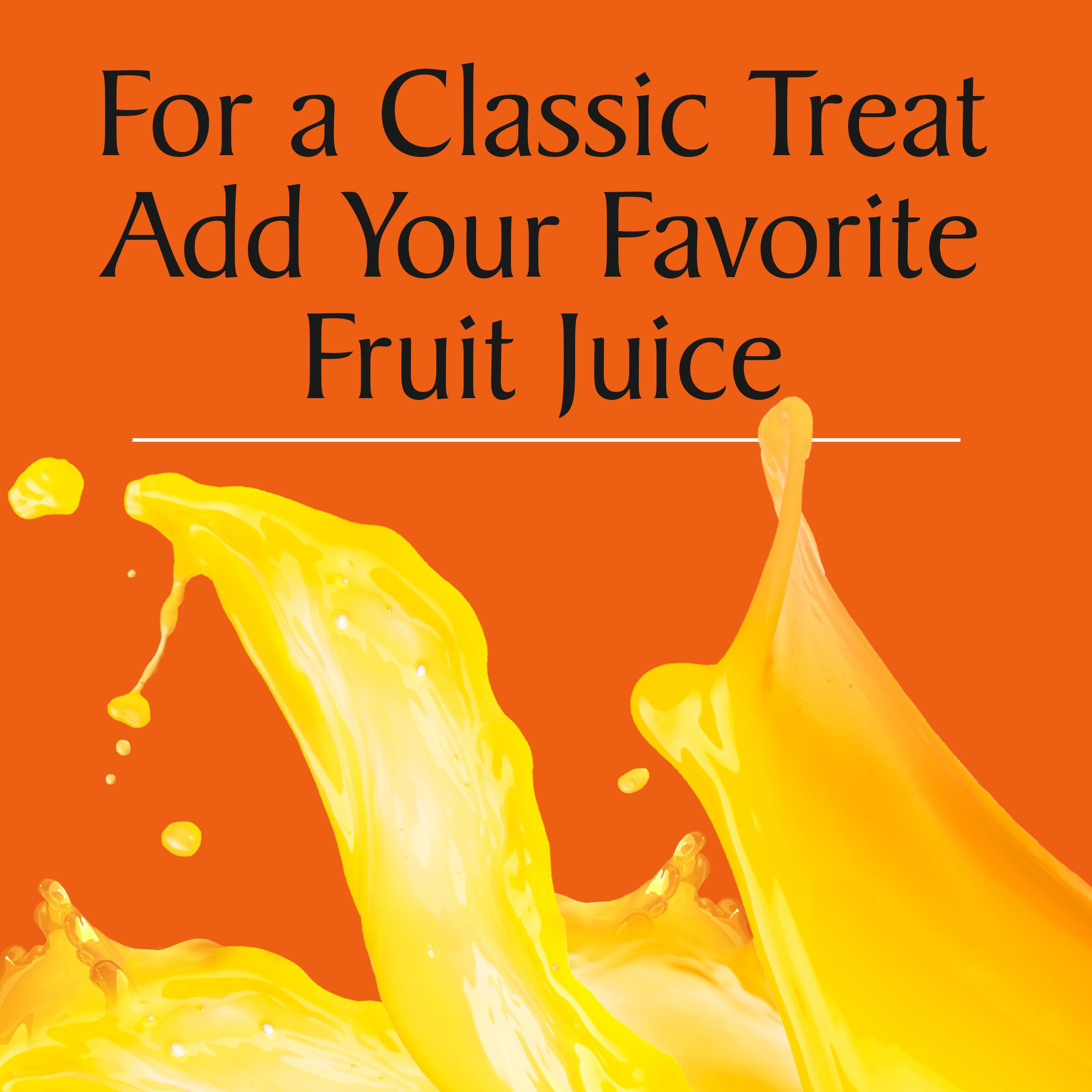Fruit juice gelatin mold made with Knox Gelatin showing clear, flavored dessert