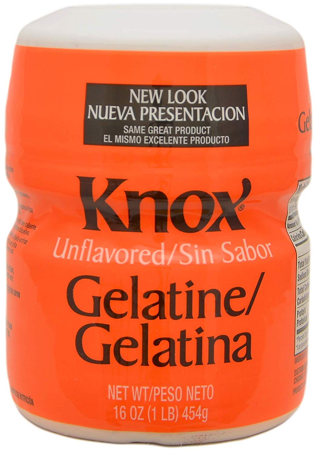 Knox front packaging showing one pound bag and clear product benefit