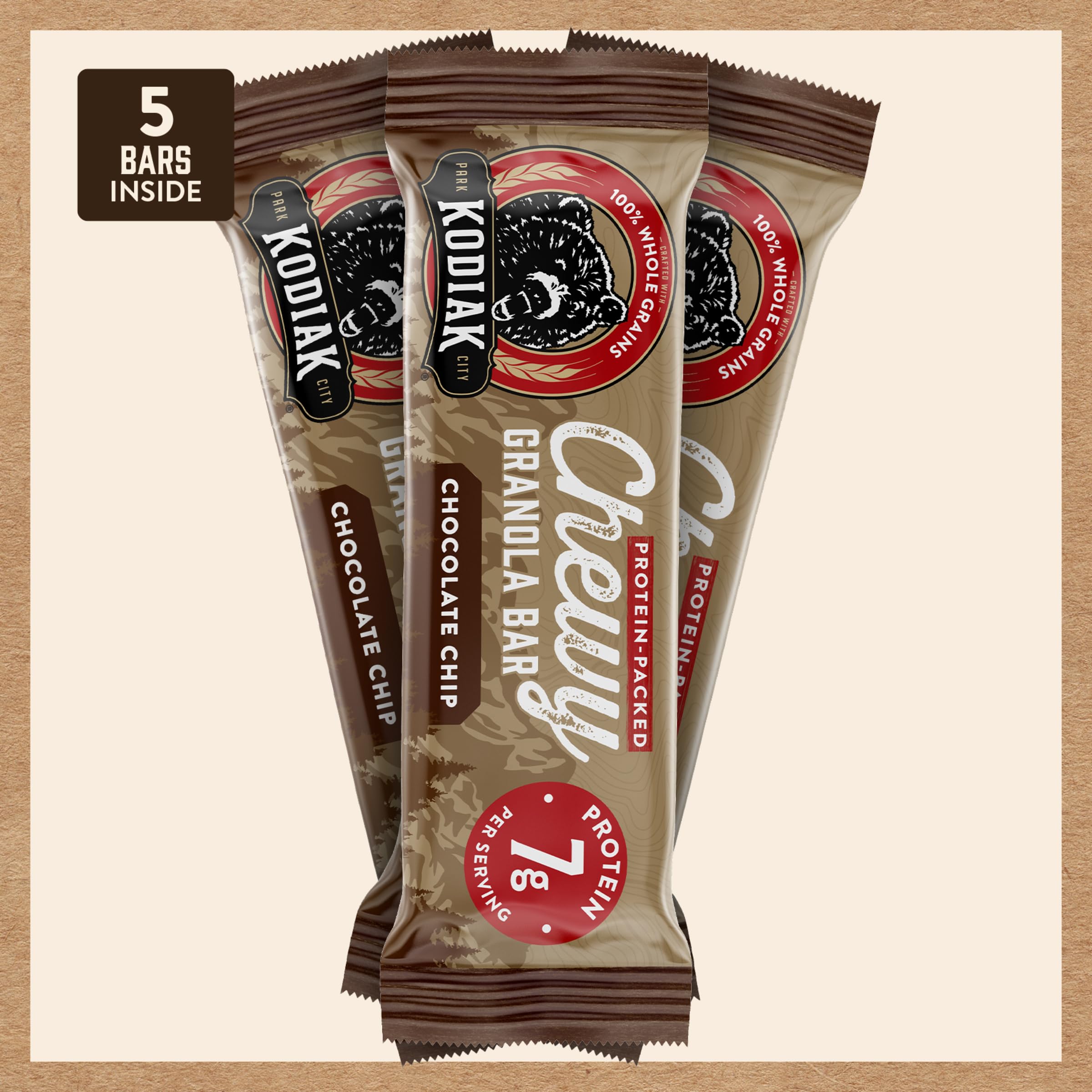 Kodiak Cakes stacked boxes in pantry for bulk storage convenience