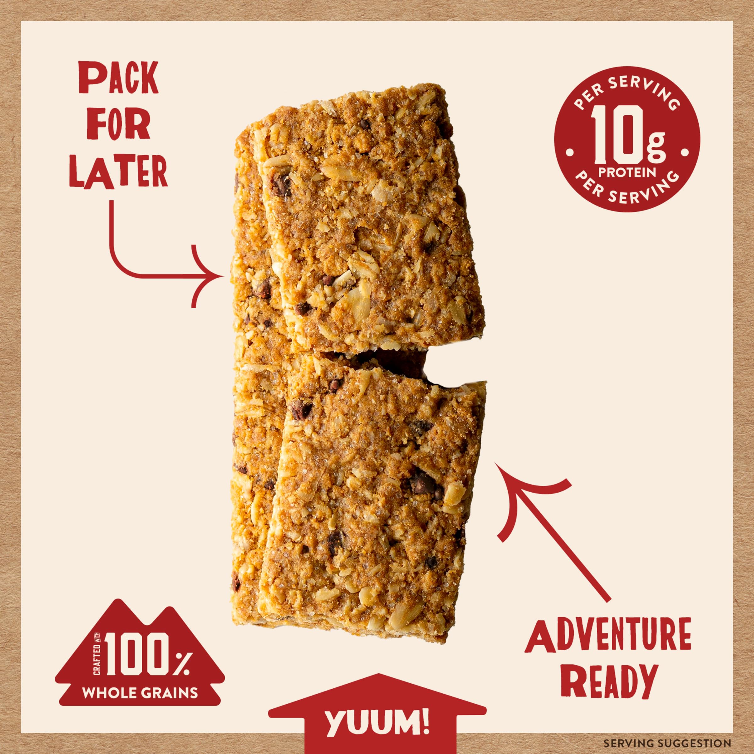 Kodiak Cakes stacked boxes in pantry illustrating bulk supply and value benefit