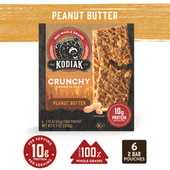 Kodiak Cakes close-up of granola texture and peanut butter pieces for satisfying crunch