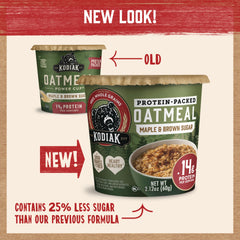 Kodiak Cakes close-up of whole-grain rolled oats texture highlighting wholesome ingredients