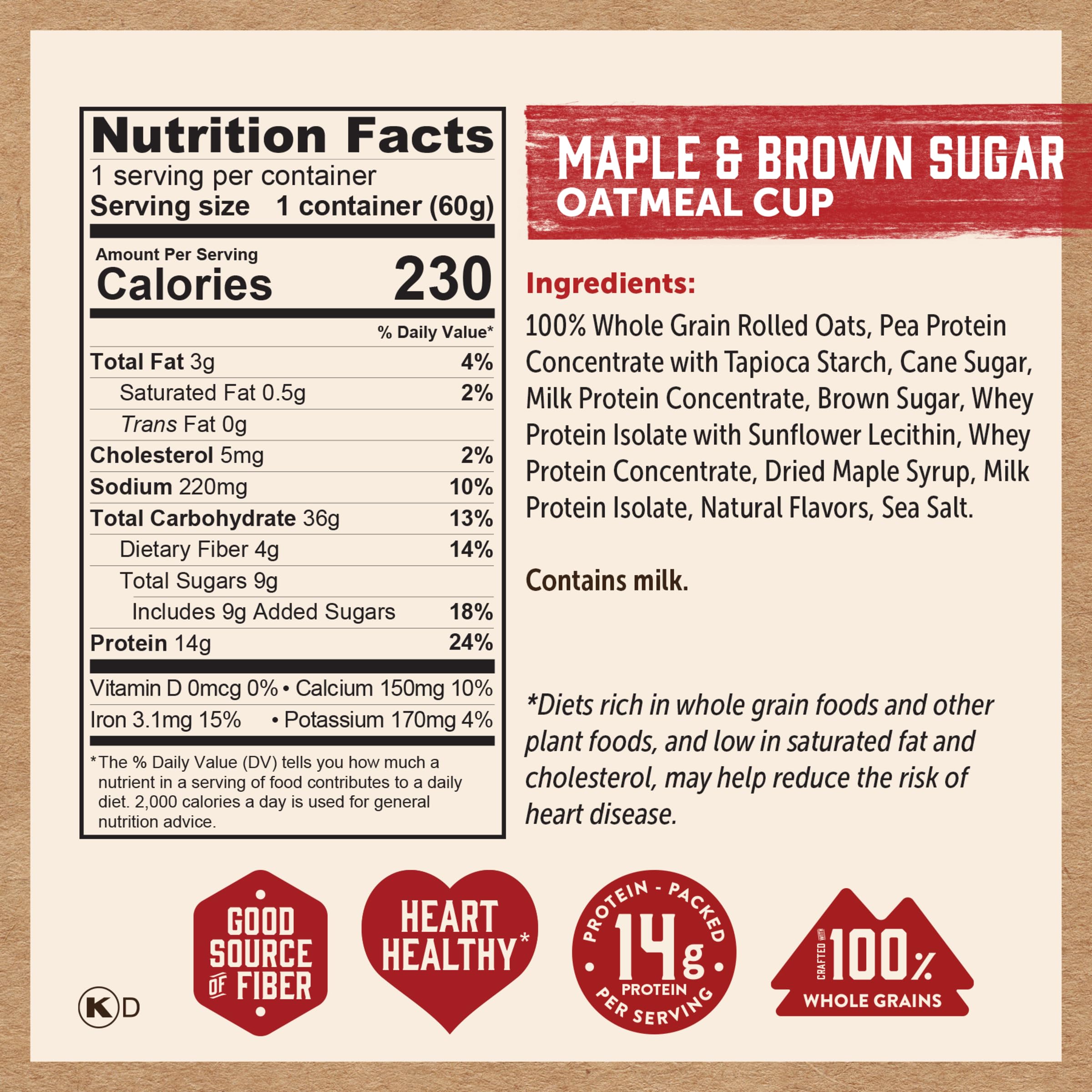 Kodiak Cakes oatmeal cup in commuter setting illustrating portable quick breakfast benefit