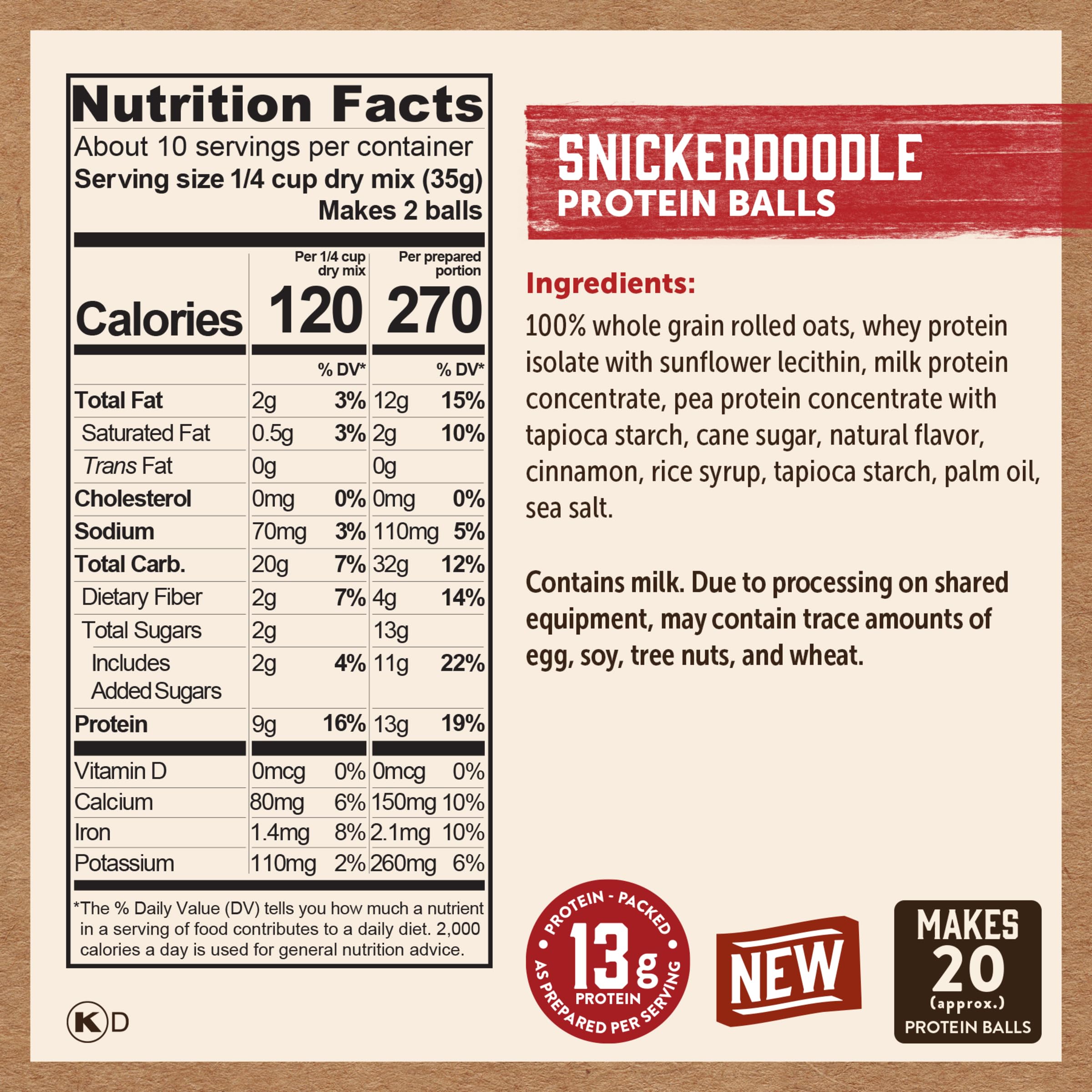 Kodiak Cakes mixing nut butter into powder, demonstrating customization and creaminess