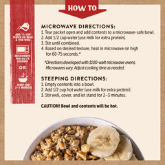 Kodiak Cakes Peak mix with oats, walnuts, and chia seeds texture
