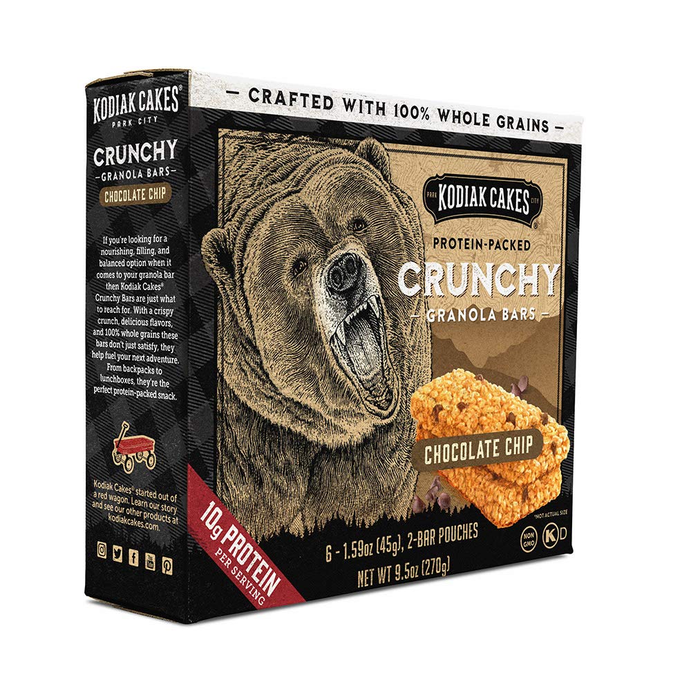 Kodiak Cakes single pouch in backpack ready for outdoor activity and convenience benefit