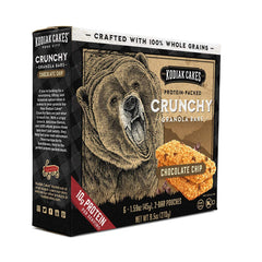 Kodiak Cakes single pouch in backpack ready for outdoor activity and convenience benefit