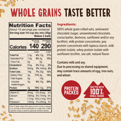 Kodiak Cakes finished protein balls on plate showcasing portable high-protein snack