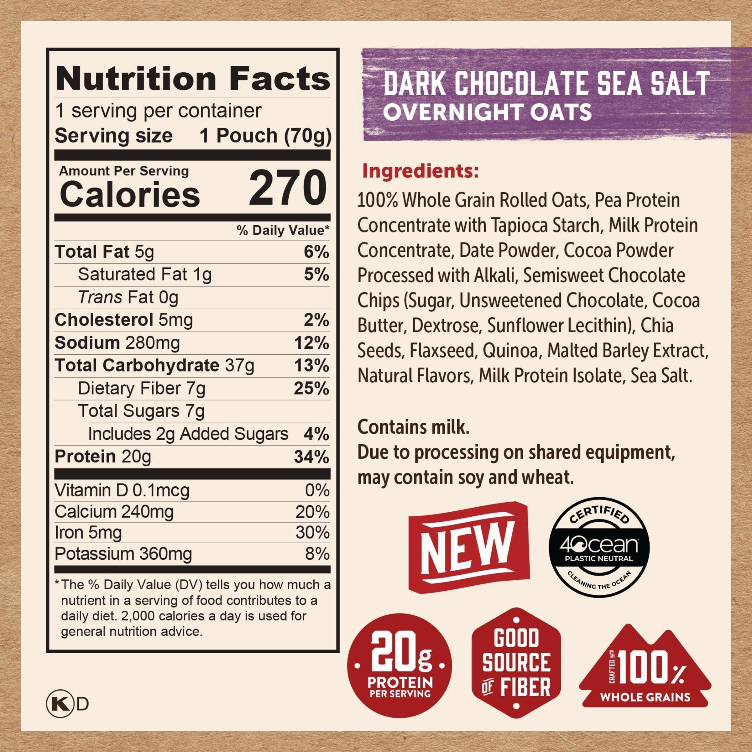 Kodiak Cakes close-up of chia flax quinoa texture for added nutrition and mouthfeel