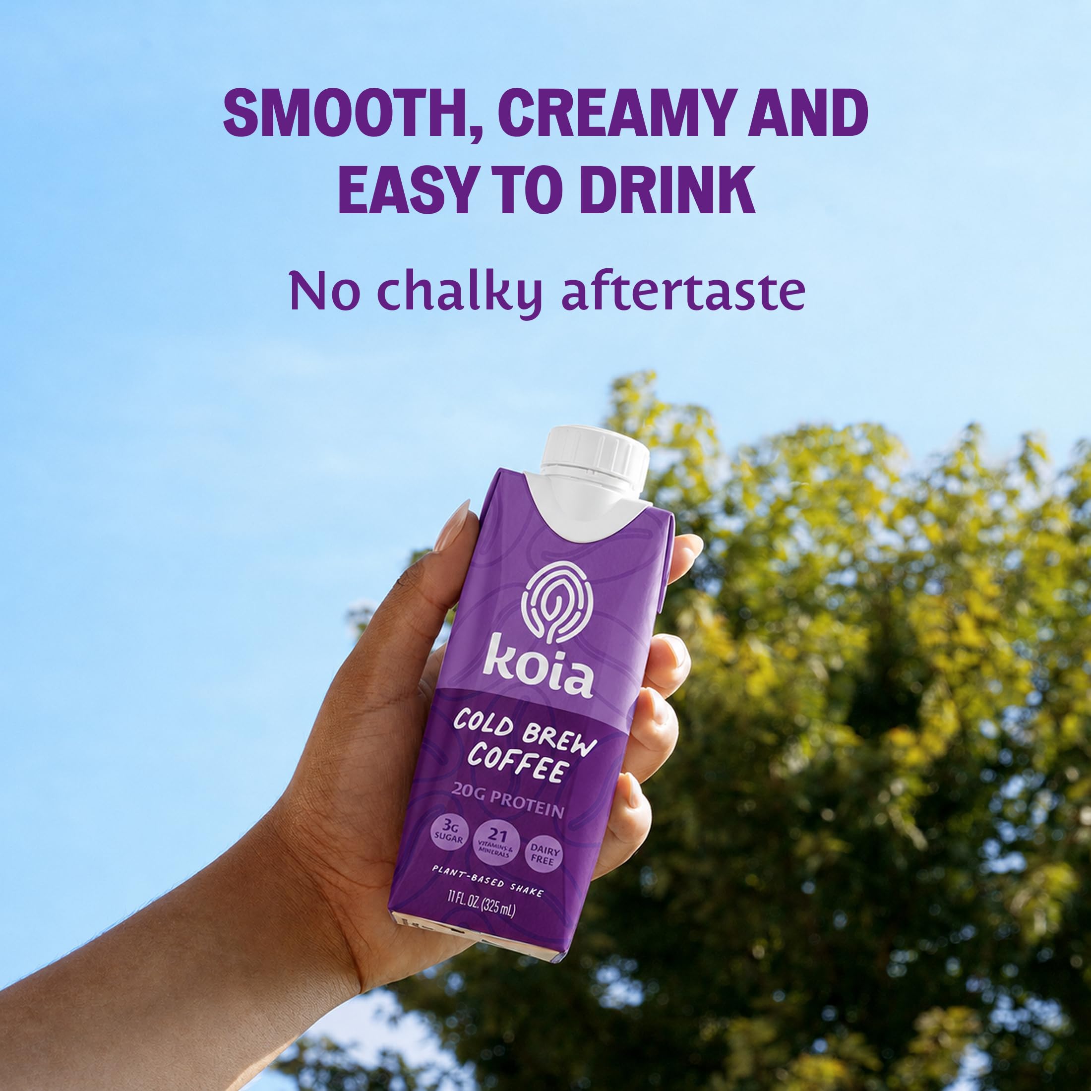 Koia coffee bottle next to workout gear showing pre- or post-exercise fuel option