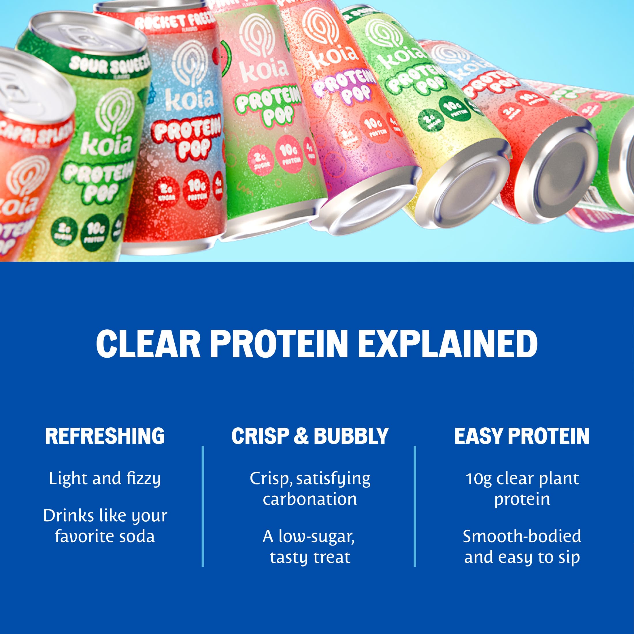 Koia lifestyle picnic spread with cans showing social refreshing beverage option