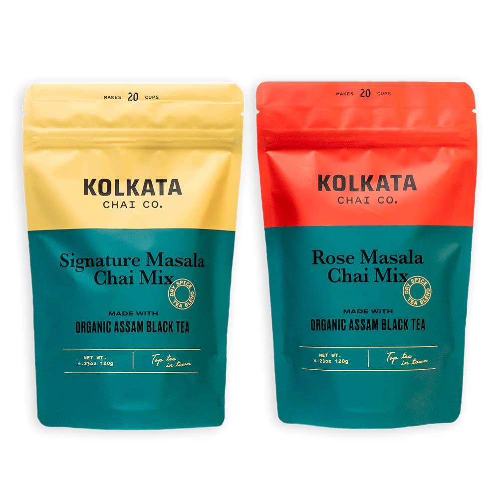 Kolkata Chai Co front packaging showing two tins for convenience and gifting