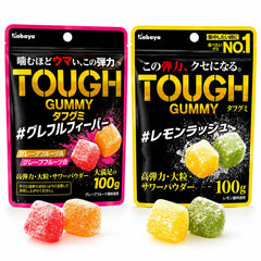 KONBINI JAPAN front packaging showing two 100g tough gummy bags and clear branding