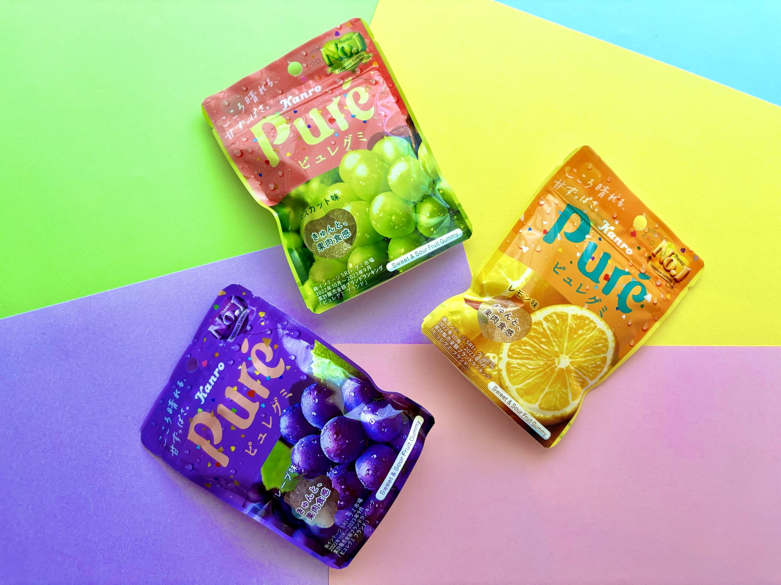 KONBINI JAPAN gummies beside tea showing pairing and balance benefit