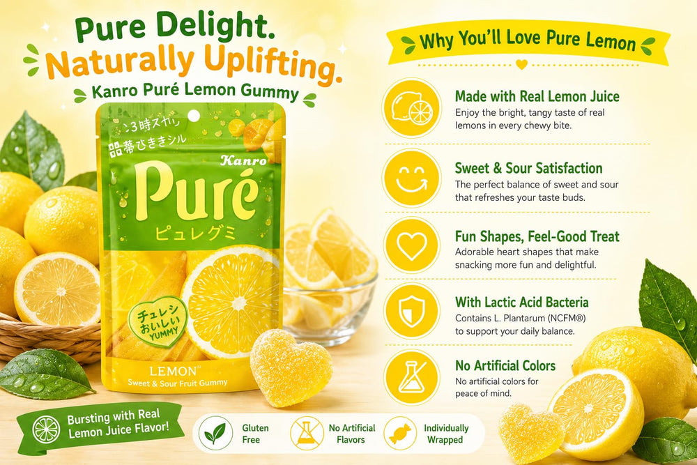 KONBINI JAPAN label close-up showing fruit-based ingredients benefit