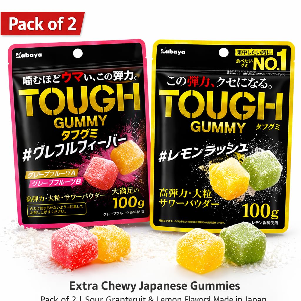 KONBINI JAPAN lemon bag label showing 100g size and zesty lemon flavor