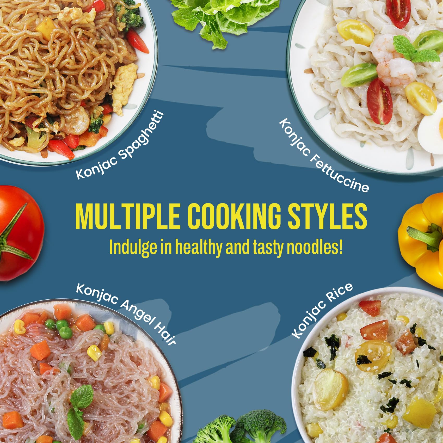 KONJOY portion size comparison illustrating single-serving convenience