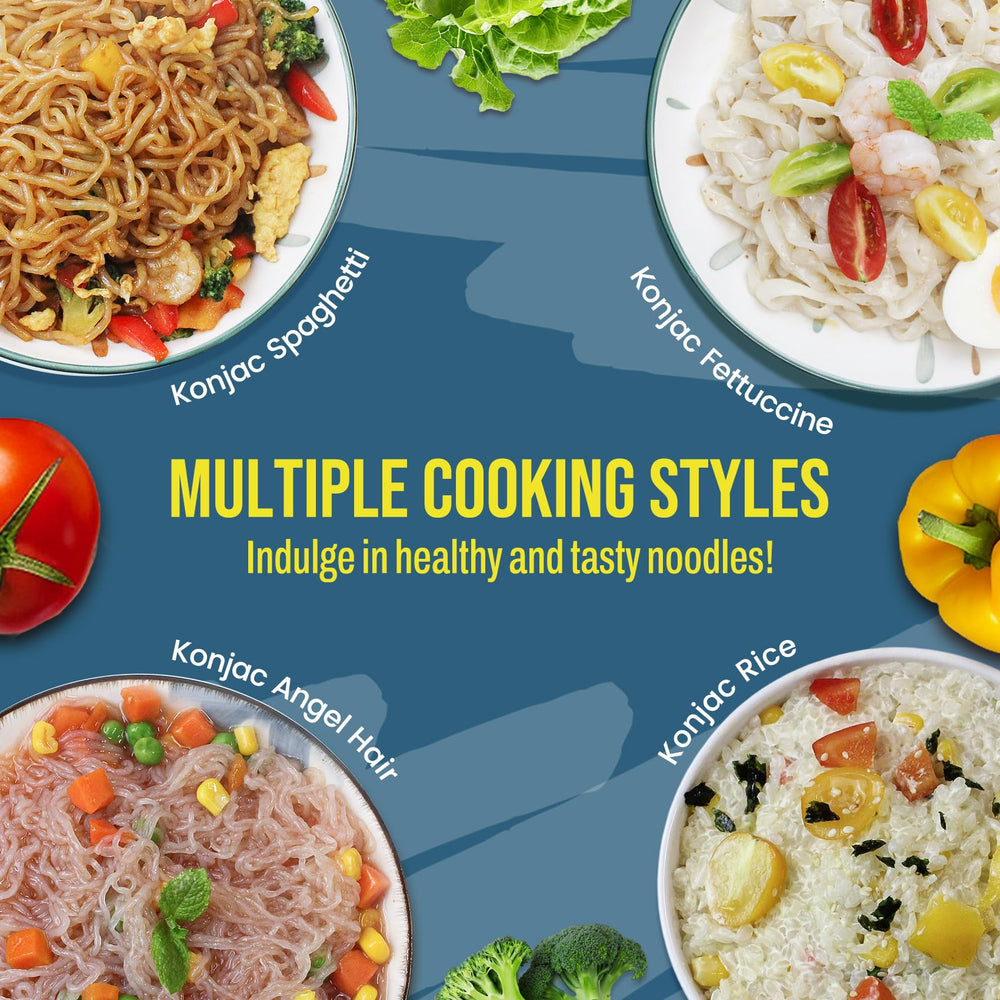 KONJOY portion size comparison illustrating single-serving convenience