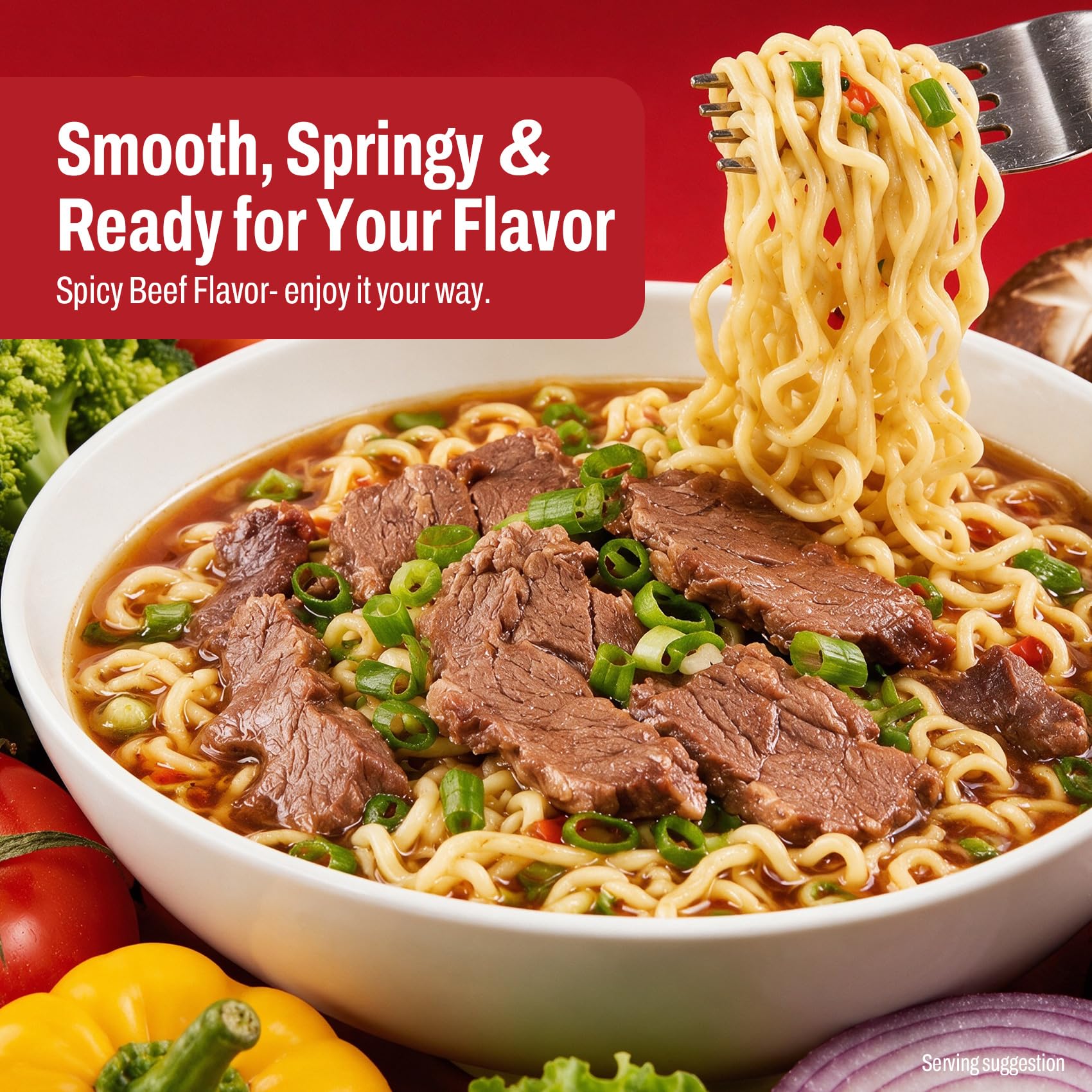 KONJOY pack beside common items to show serving size and portability advantage