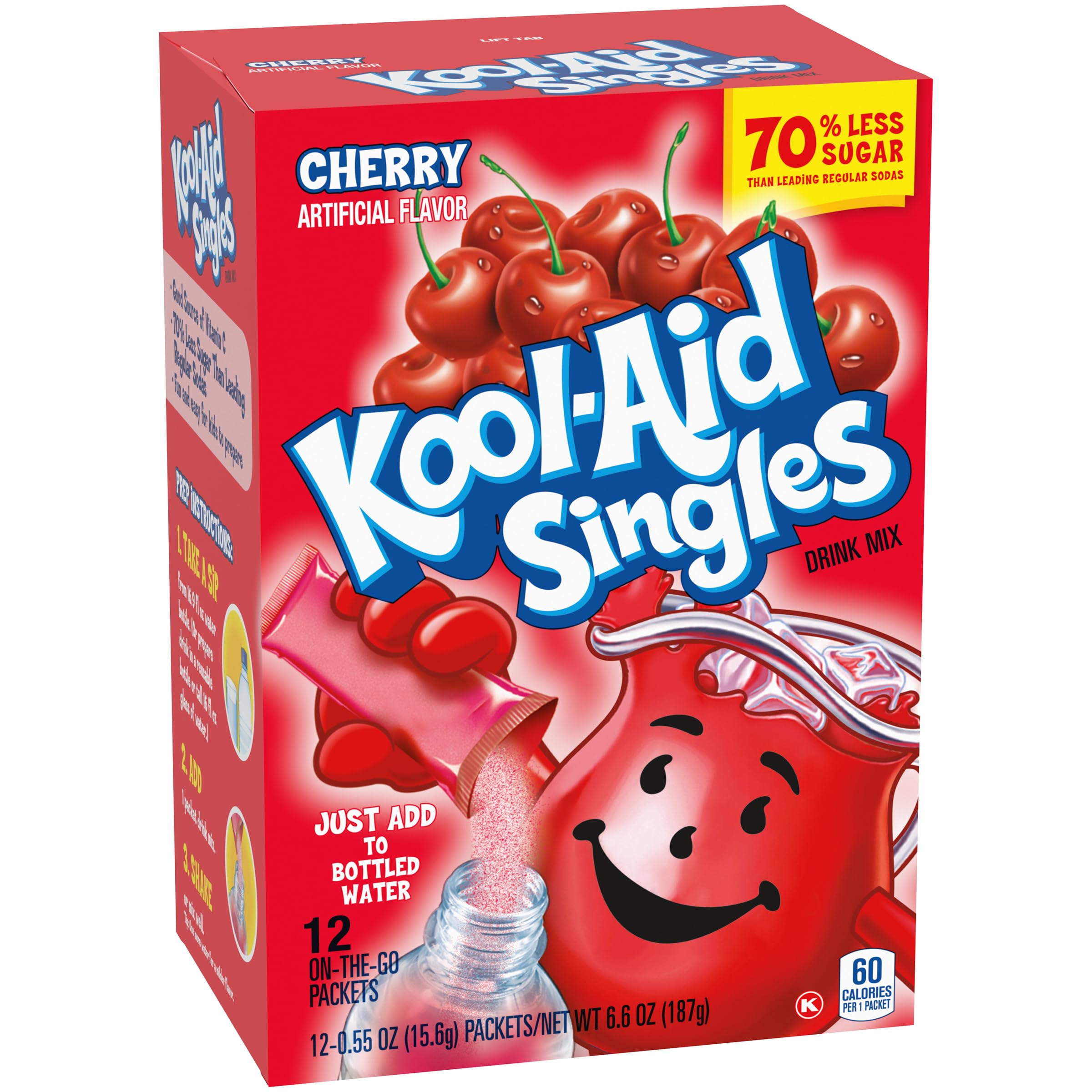 Kool-Aid single packet held in hand for on-the-go convenience and portion control