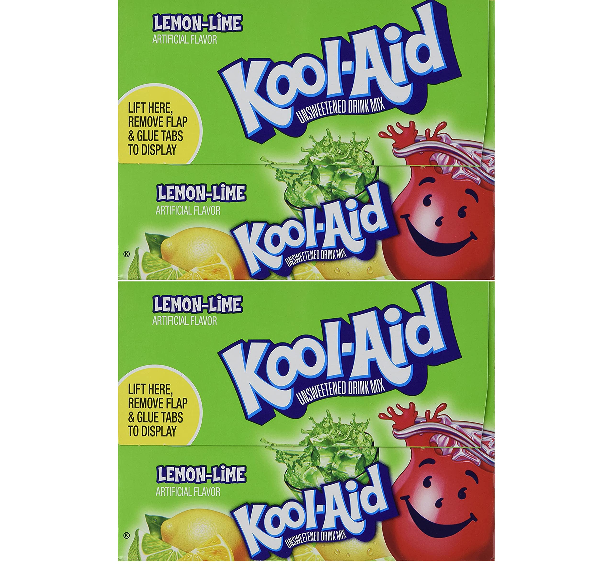 Kool‑Aid front packaging showing 96 packets and easy storage benefit