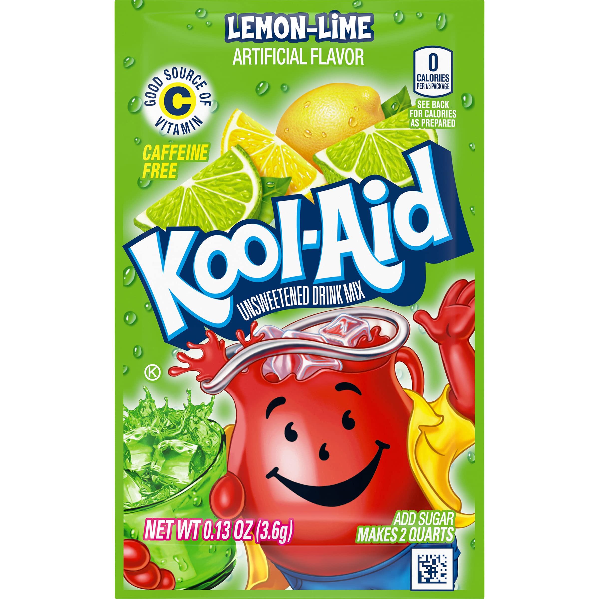 Kool‑Aid prepared pitcher of lemon‑lime drink for party serving